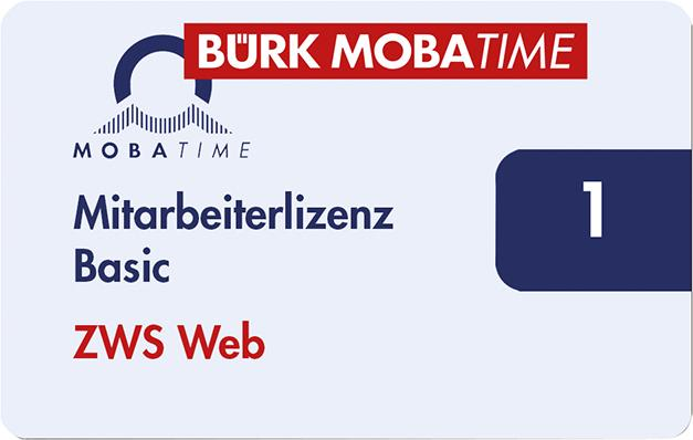BÜRK MOBATIME, ZWS Web Lizenz Basic Zeiterfassung