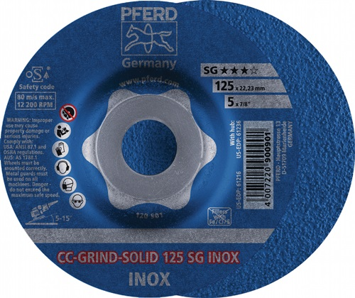 4000843428 PFERD Schleifscheibe CC-GRIND-SOLID SG INOX