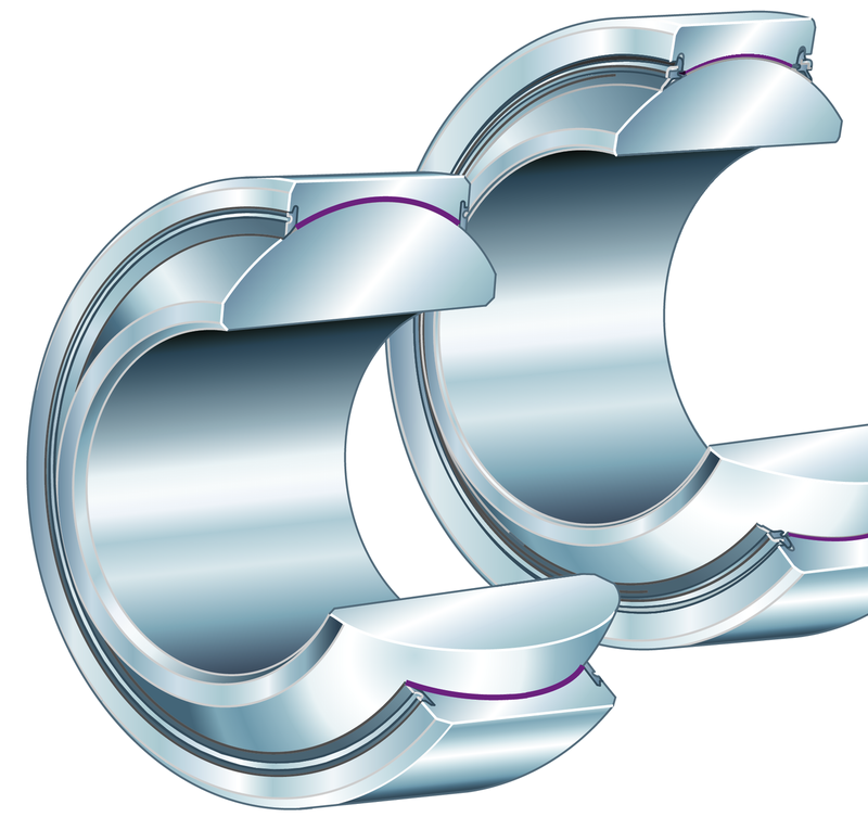 GE90-FW-2TS INA Radial-Gelenklager GE..-FW-2TS, wartungsfrei