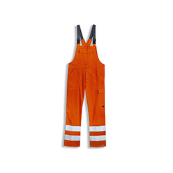 UVEX 9841307 Warnschutz-Latzhose 8893 orang e Gr. 48