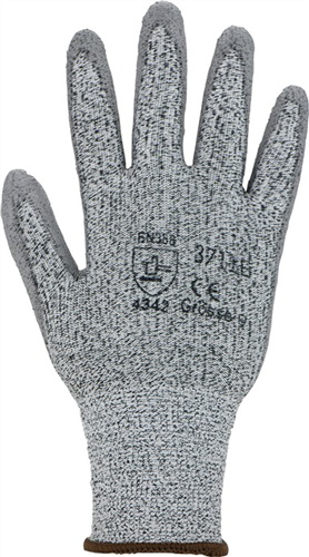 192817SCHNITTSCHUTZHANDSCHUH Asatex 3711E Gr. 10 EN388 Kat. II,PU-Beschicht. gr
