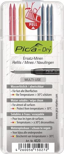 4000871844 PICA Minenset Pica-Dry 4x schwarz, 2x rot, 2x gelb