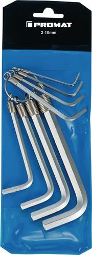 4000825102 PROMAT Winkelschraubendrehersatz 8-teilig