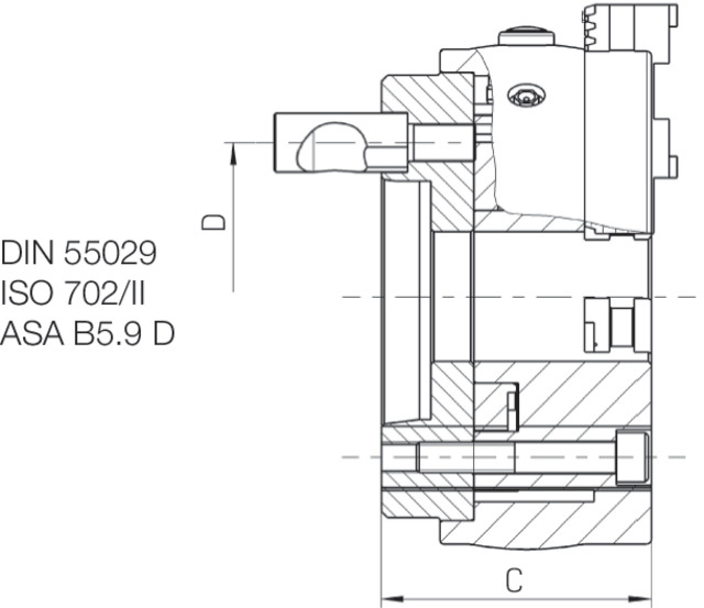 Handspannfutter ROTA-S plus SCHUNK, DIN 55029