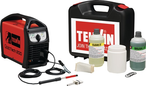 4000872480 TELWIN Schweißnahtreiniger Cleantech 200 Set 230