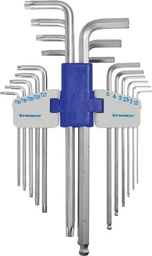4000825118 PROMAT Winkelschraubendrehersatz 18-teilig