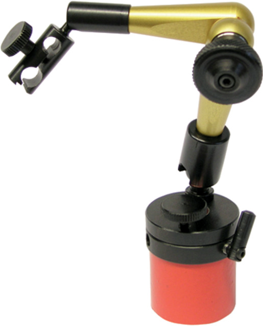 Magnet-Gelenkstativ PREMUS, mit hydraulischer Klemmung und rundem Magnetfuß