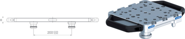 Nullpunkt-Spannsystem SCHUNK, VERO-S PAL S/A Aluminium