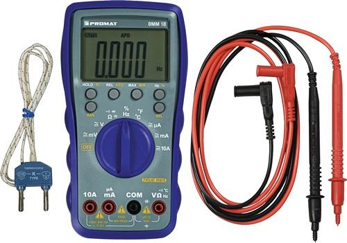 4000828844 PROMAT Multimeter DMM 10 0-600 V AC/DC TRUE RMS