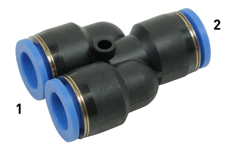 Y-ES Pl 8- 8/8 SV Verbinder Kunststoff | eShop by Schmitter Hydraulik GmbH