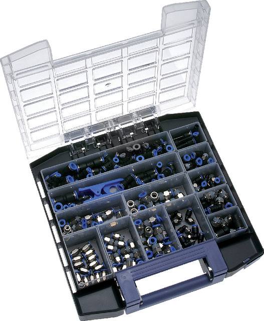 Steckverbinder-Sortiment SANG-A, IQS, 160-teilig