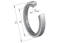 GR70X78X5-B INA Wellendichtring Form GR, einlippig, NBR