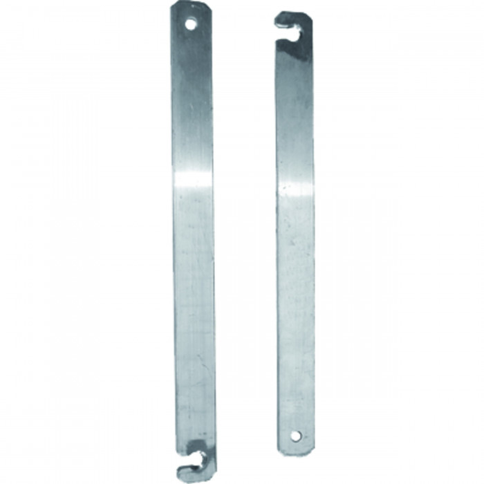 Starre Verbindung Aluminium, rechts - 400 mm