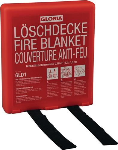 9000482134 GLORIA Löschdecke DIN EN 1869:2001 L1800xB1200mm