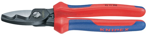 4000794738 KNIPEX Kabelschere L.200 mm Mehrkomponenten-Hüllen