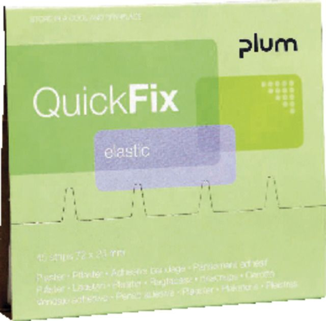 Pflasterspender-System QuickFix PLUM, Nachfüllpack Elastic (45 Pflaster)