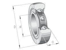 LR 6000-2RSR - Laufrolle