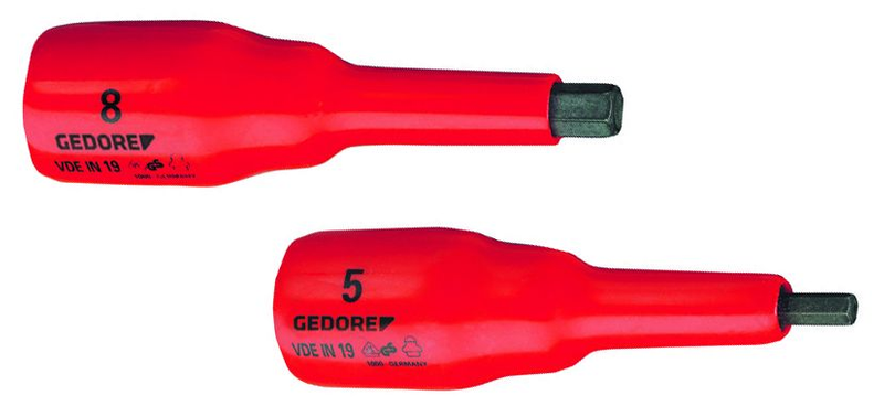GEDORE Red Schraubendrehereinsatz 1/4“ Für Innensechskantschrauben, Schlüsselweite 8 Mm