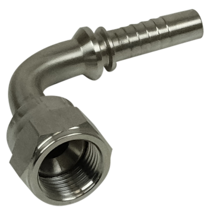 Embout T JIC 90° TJ 1 1/16-12 DN 16 INOX