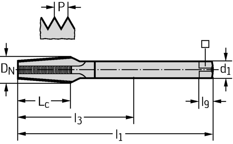 Abverkauf! PROTOTYP PARADUR NI 234604-UNF 1/2 1/2-20-3B Maschinen Gewindebohrer