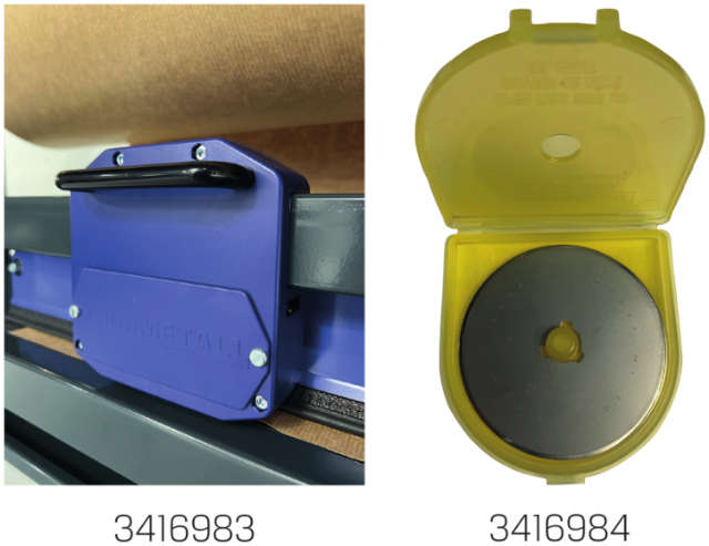 Zubehör für Packtisch PREMUS, Zubehör für Schneidgerät
