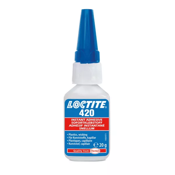 LOCTITE 420 20g Flasche LOCTITE® 420 Ethyl-Cyanacrylat-Sofortklebstoff