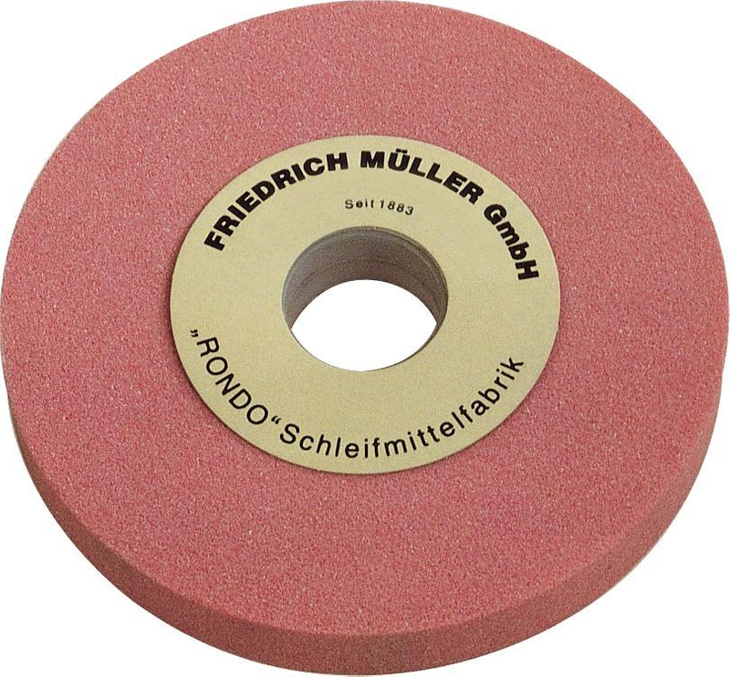 QUARKZMAN Schleifscheibe 150x12.7x20mm - Braune Korund-Scheibe 60er Körnung