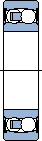 2307 E-RS1TN9/C3 SKF Pendelkugellager, abgedichtet, Polyamidkäfig