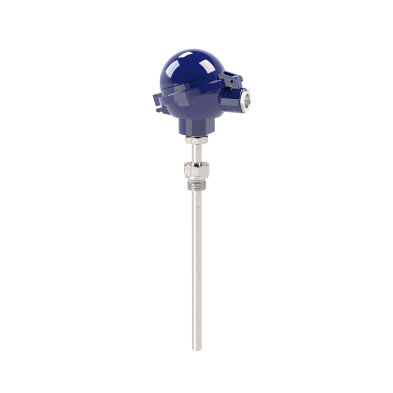 Widerstandsthermometer, TR10-C, 1xPt100, 4-Leiter, 4-20 mA, 160mm