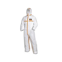 UVEX 9871110 Overall Typ4B 9878 weiss-orang e Gr. M