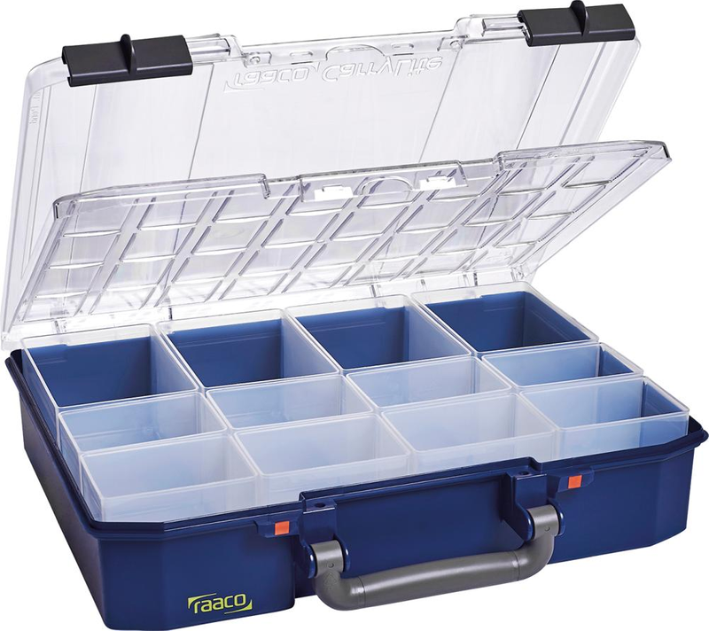 Sortimentskoffer CarryLite 80 4x8-12 DLU RAACO, CarryLite 80 4x8 - 12 DLU