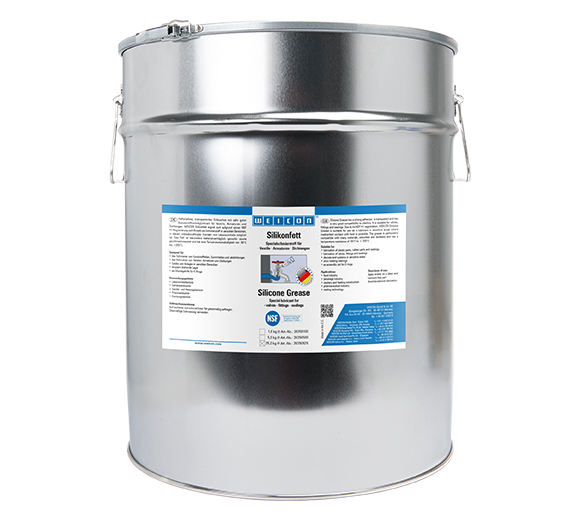 WEICON Silikonfett lebensmittelechtes Schmierfett 25 kg farblos, transluzent