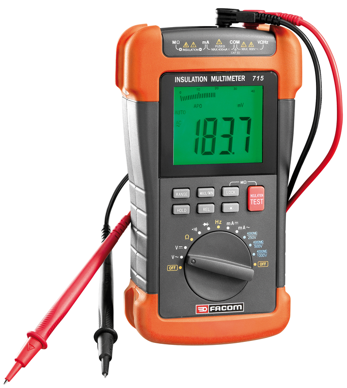 FACOM 715 Multimeter auch geeignet für H ochspannung und Iso